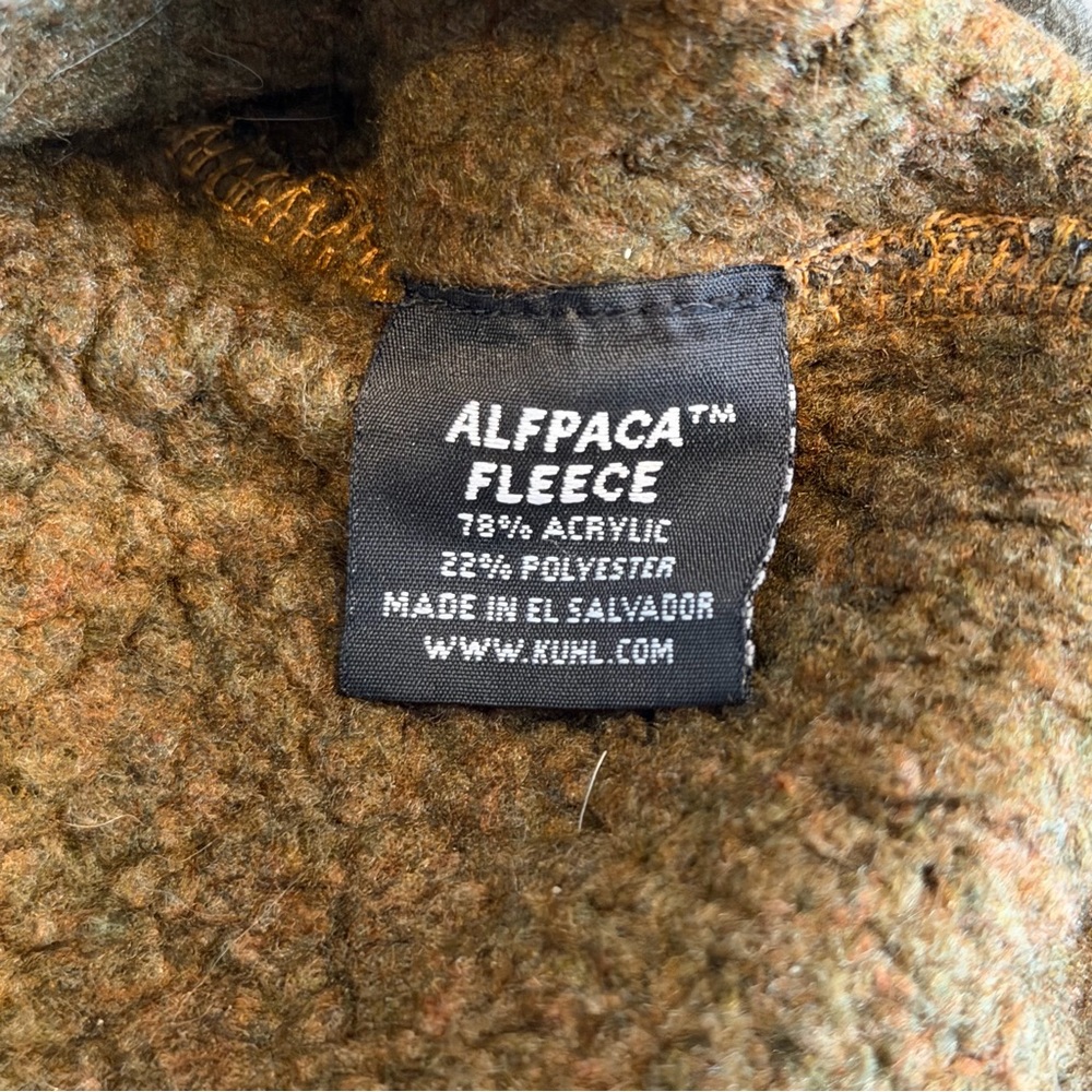Kuhl Sweater Mens Large L Brown Alfpaca 1/4 Quarter Zip Pullover Outdoor - Picture 5 of 8